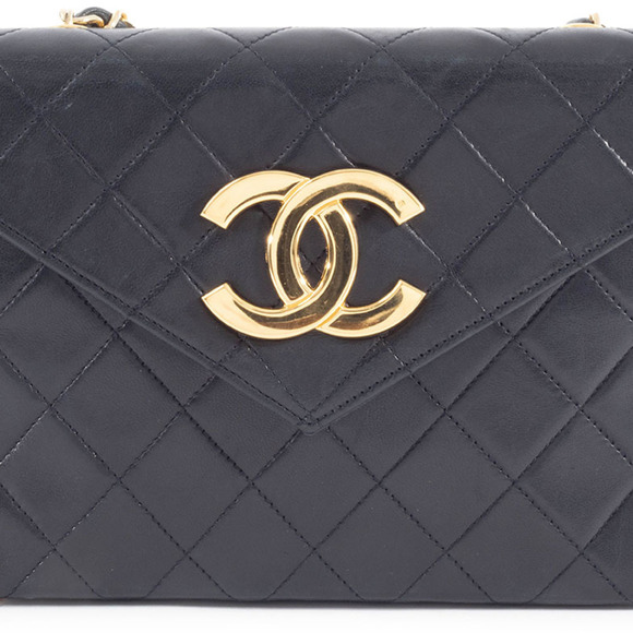 CHANEL Handbags - Chanel Matelasse Black Chain Shoulder Bag, Lambskin Leather, Women's, Black, ...